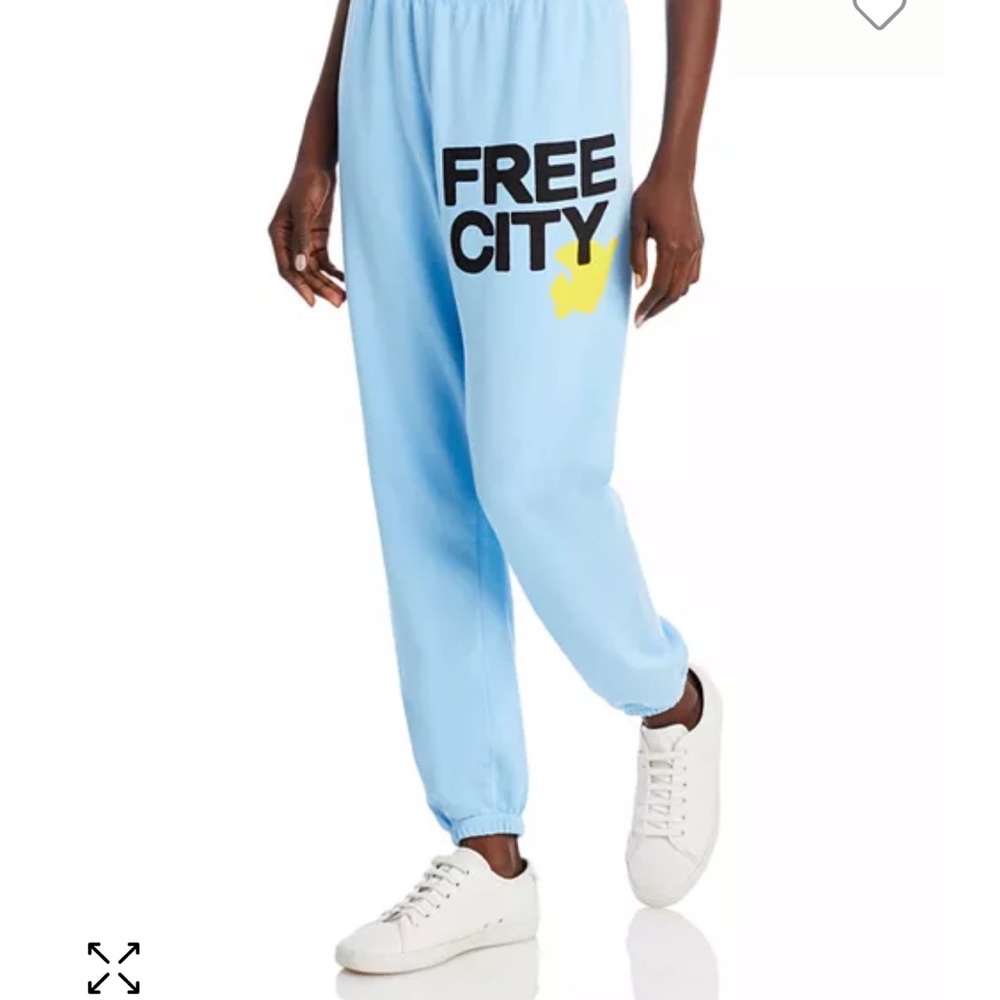 Free City 150th anniversary blue sweatpants